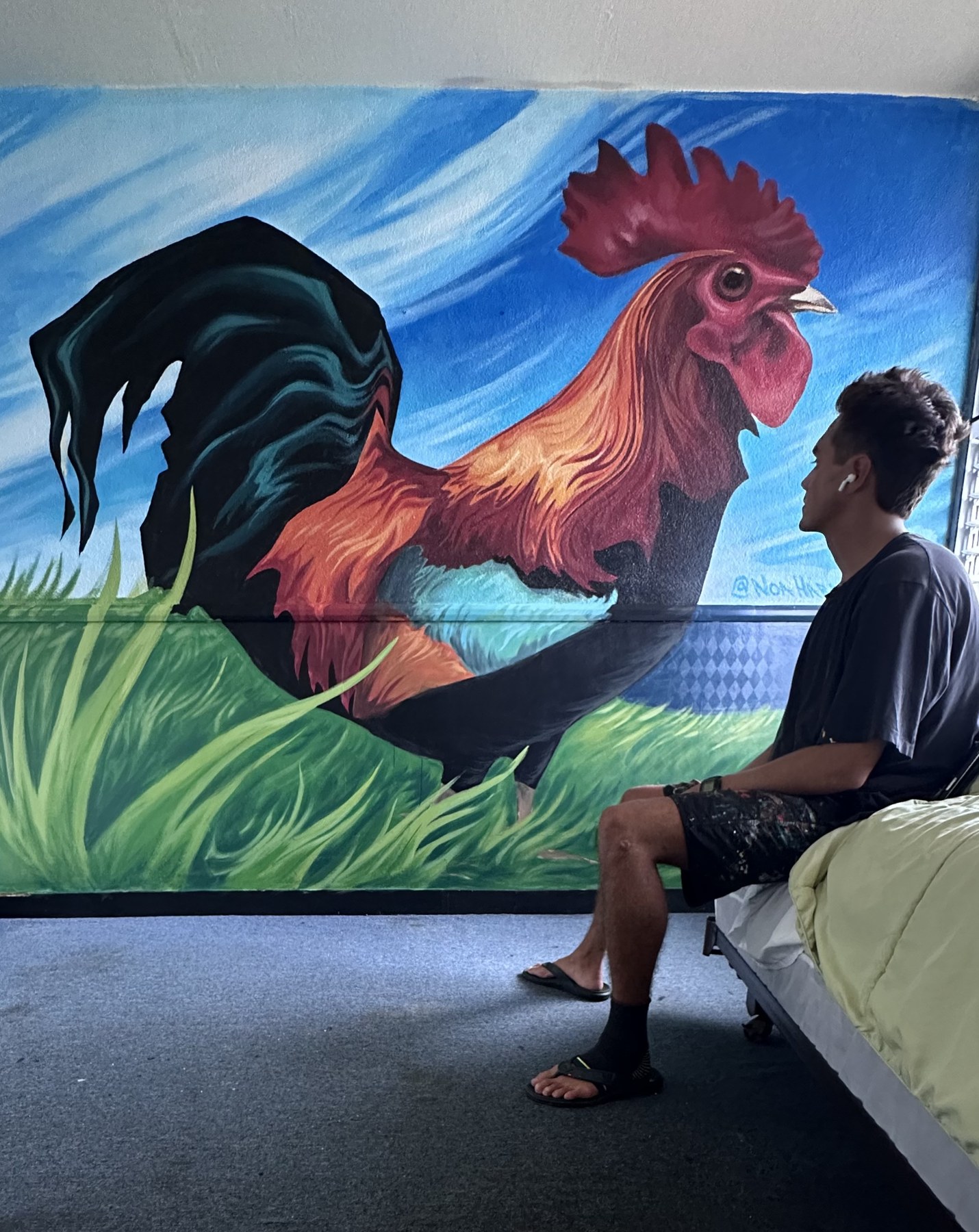 Painting by Noa Hardisty